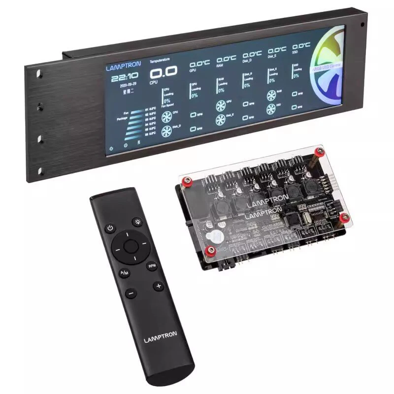 lamptron CU135-  ARGB Fans and Lights PCI Controller-PCI