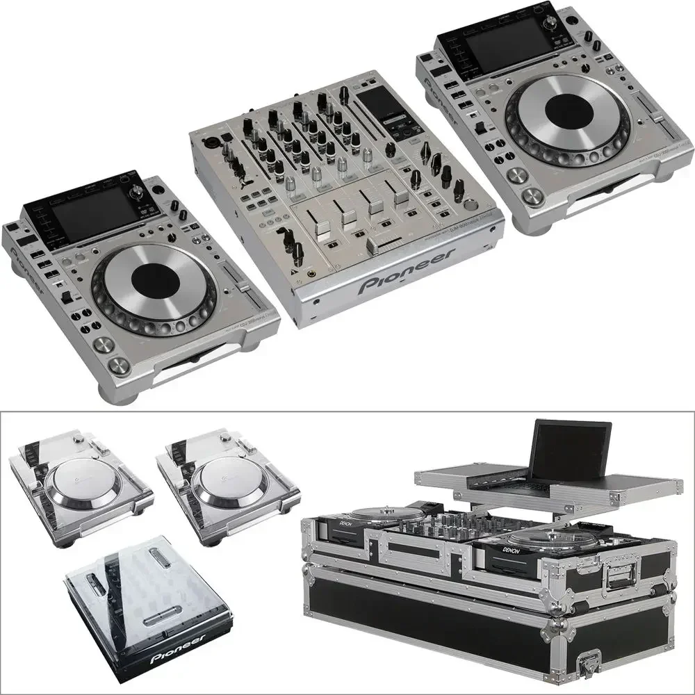 Dj mixer and 4 CDJ-2000NXS,限定版,100% 本物,パイオニアdj DJM-900NXS,限定版