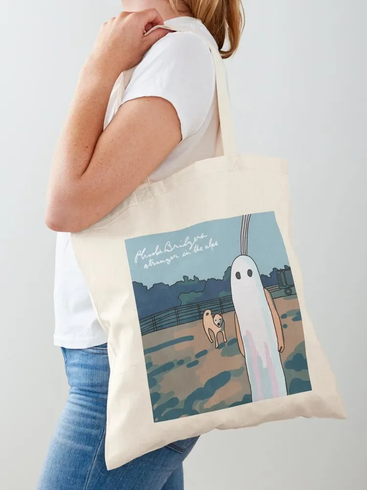 Phoebe Bridgers stranger in the alps digital drawing Tote Bag tote bag screen Eco bag Woman shopper