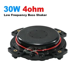30W 4ohm Vibro Speaker Low Frequency Bass Shaker Amplified Woofer for Car Seat Hifi Speaker System Home Movie Theater Cushions