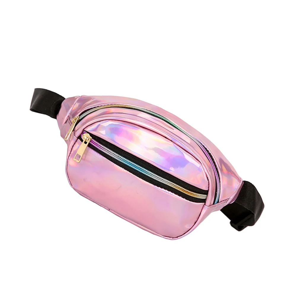 1 pçs moda pacote de cintura à prova dwaterproof água alça ajustável saco da cintura perfeito para viagens correndo caminhadas natação elegante pacote peito rosa