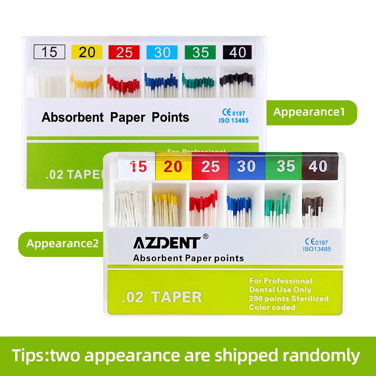 Absorbent Paper Points For Dental Use 100% Pure Cotton Fiber Root Endodontics