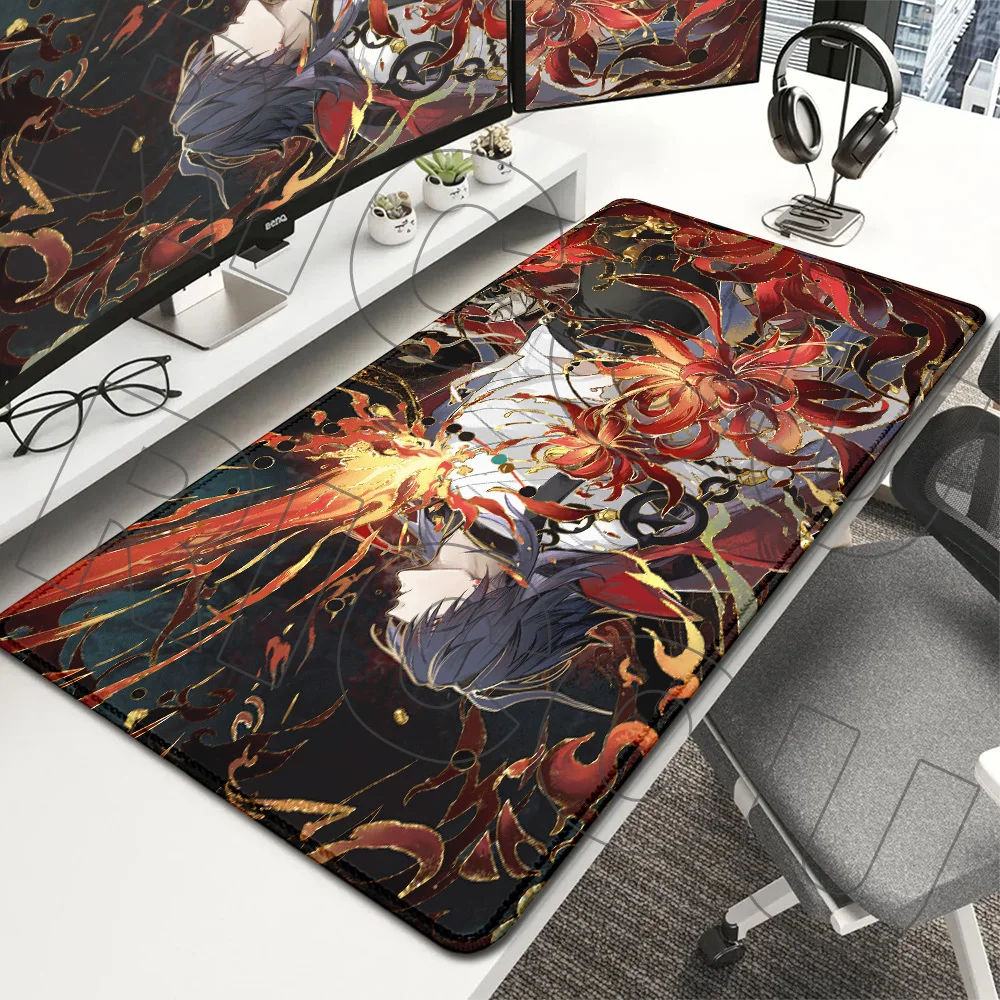 XXL Teppich-Mauspad Mortenax Honkai Star Rail HSR Erweiterbare Tastaturunterlage Gaming HD Mauspad Büro Anime Overlock Teppich Schreibtischunterlage