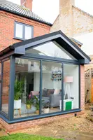 Weatherproof and Heat Insulated Aluminum Glass Sliding Door Triple Track Screen Sliding Doors for Home Villa Large Slide Doors 3