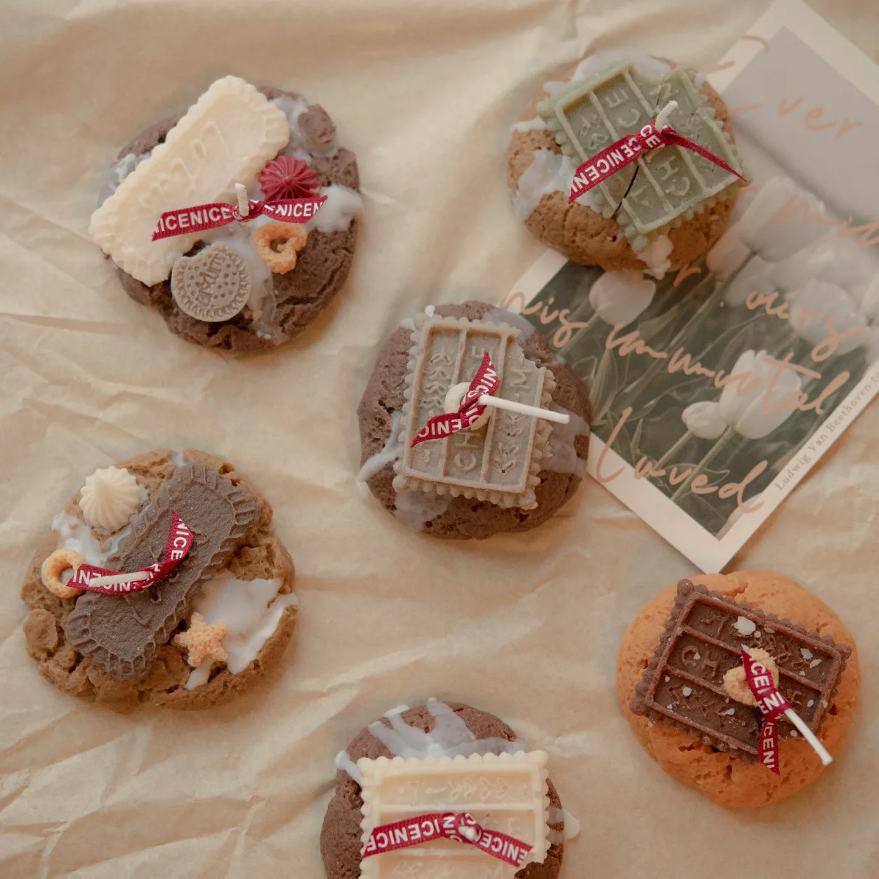 Imagem -01 - Artesanal Cookie Shaped Aromaterapia Presente Infantil Decoração de Casa Ornamento Presente para Amigos artesanal cookie shaped aromaterapia presente infantil decoracao de casa ornamento presente para amigos 01