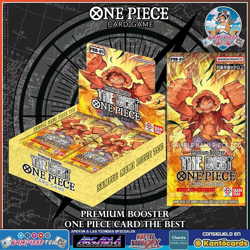 BANDAI One Piece  Trading Card Game  Booster Box Premium Booster PRB-01 Factory Sealed Japanese Collection Card Board Game Toys