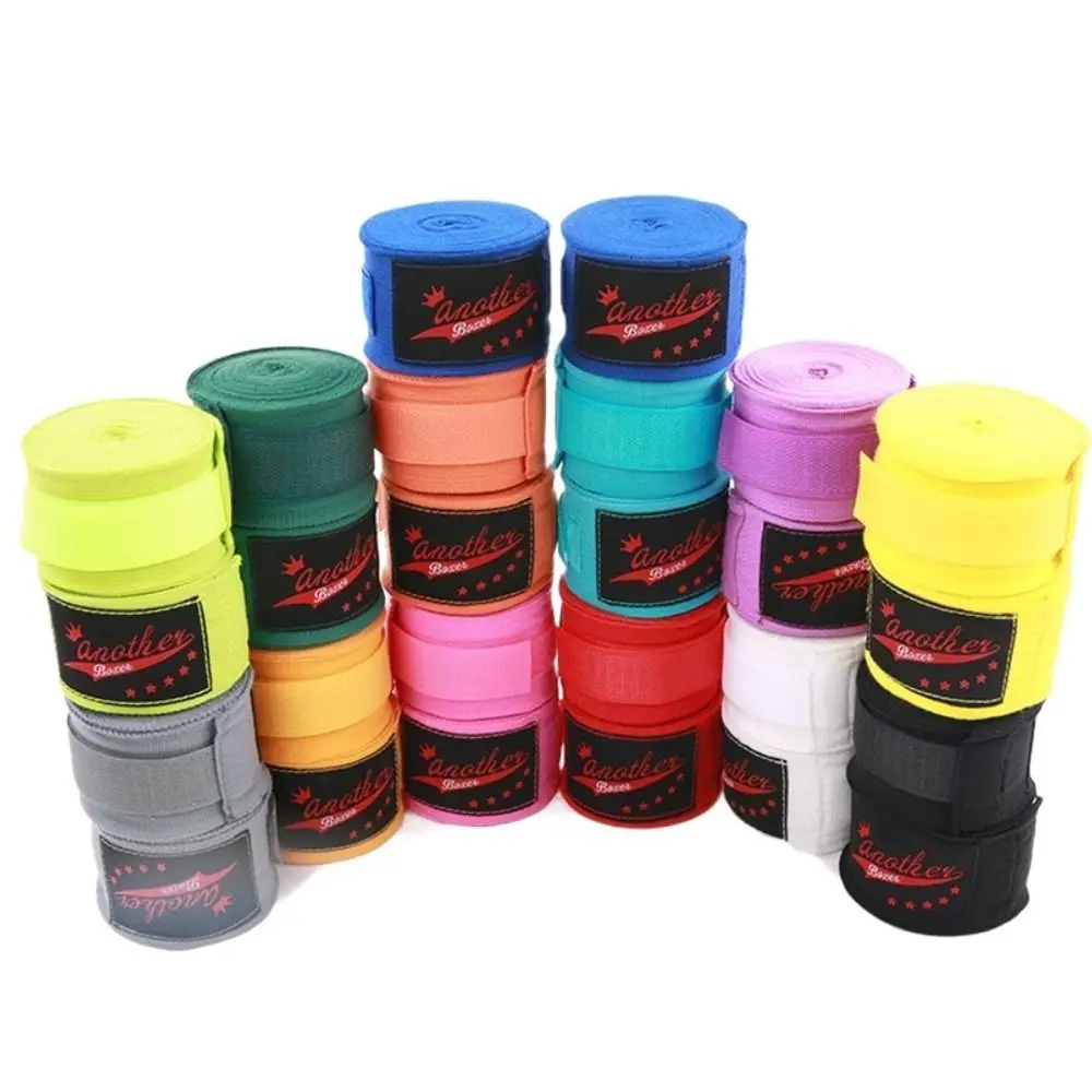 

Боксерские аксессуары, боксерские ремни 5 м, эластичные хлопковые ремни для защиты рук, 2 рулона, защитные боксерские бинты, завернутые каратэ