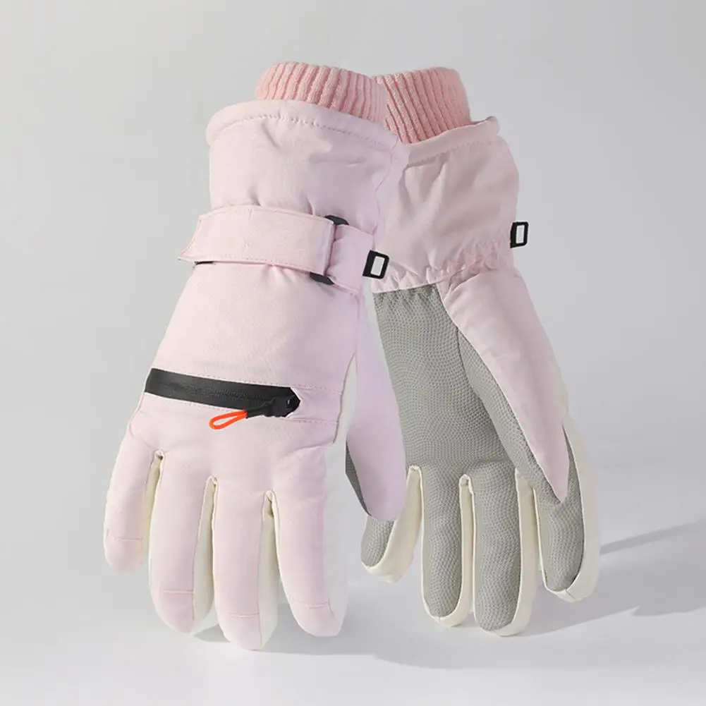 Eye-catching Warm Gloves for Outdoor Activities Windproof Thermal Ski Gloves for Weather Skiing Cycling Touchscreen Snow for Men