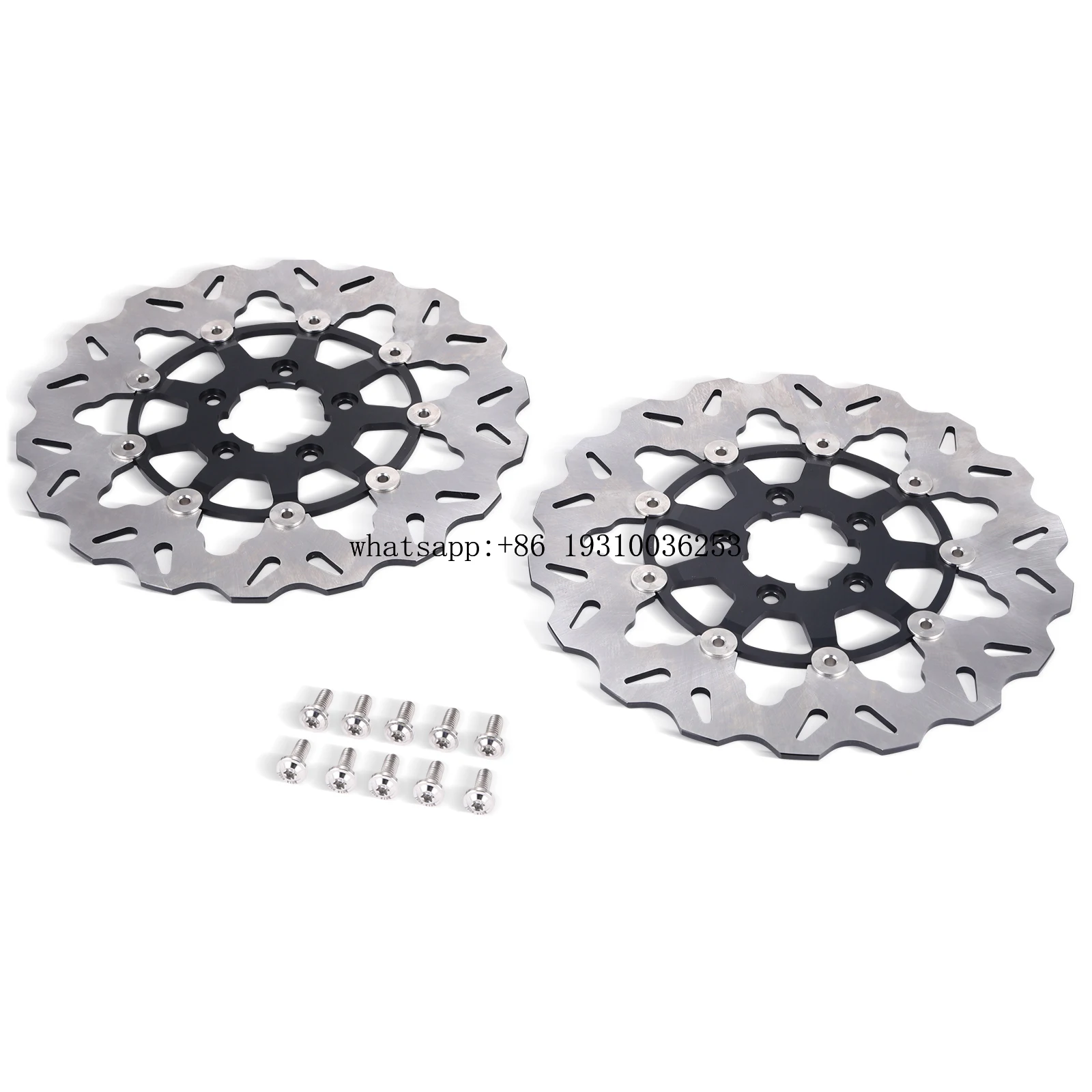 11.8 "قرص فرامل أمامي الدوار أسود ذهبي أحمر لدراجة Harley Touring Street Glide Road King Softail Boy 114 2018-2024 CAD-CAM #2