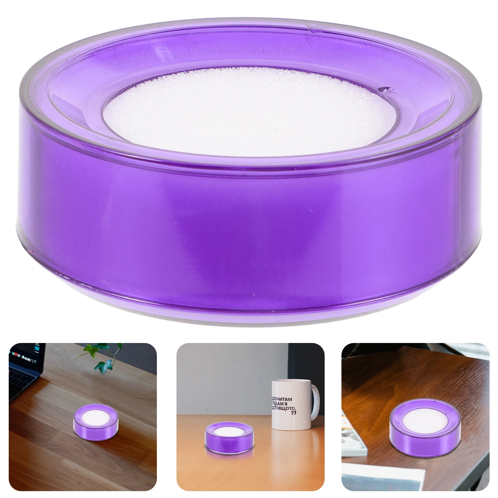 

6 Pcs Teller Wet Hand Cash Count Finger Moisture Cream Moistener Sponge for Counting Money