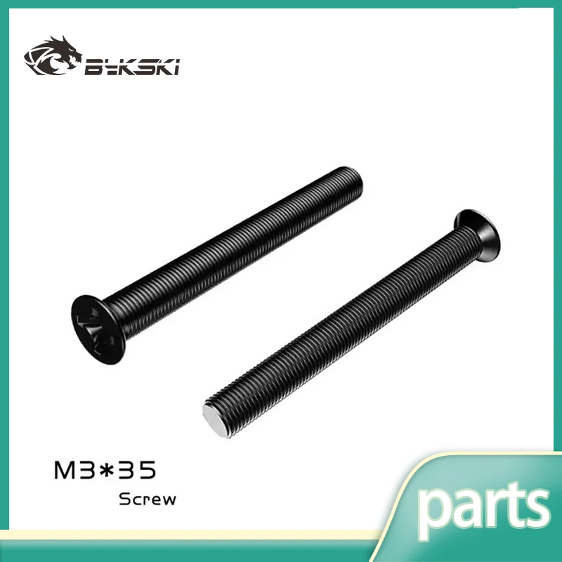 Bykski Befestigungsschrauben für Wasserkühlungskühler, 4 Stück/Lot M3x35 / M3x30 Kühlerzubehör zur Befestigung des Lüfters