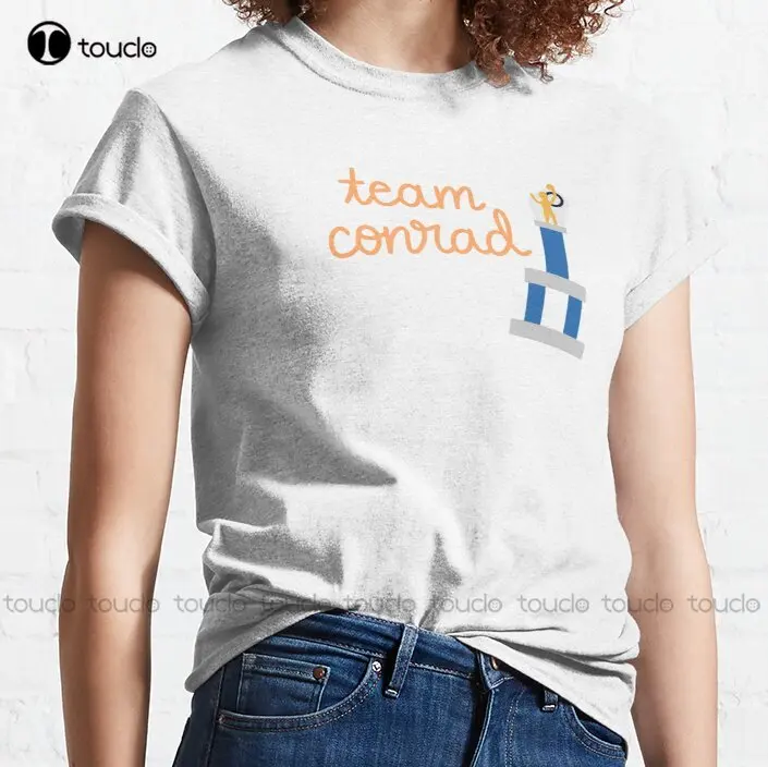 Team Conrad Classic T-Shirt Pirate Shirt Women Custom Aldult Teen Unisex Digital Printing Tee Shirts Xs-5Xl Breathable Cotton