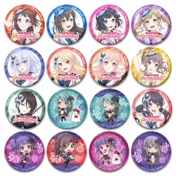 Cartoon Girl Lapel Pins Backpack Clothing Badge Accessories BanG Dream Toyama Kasumi Arisa Ichigaya Saya Yamabuki Enamel Brooch