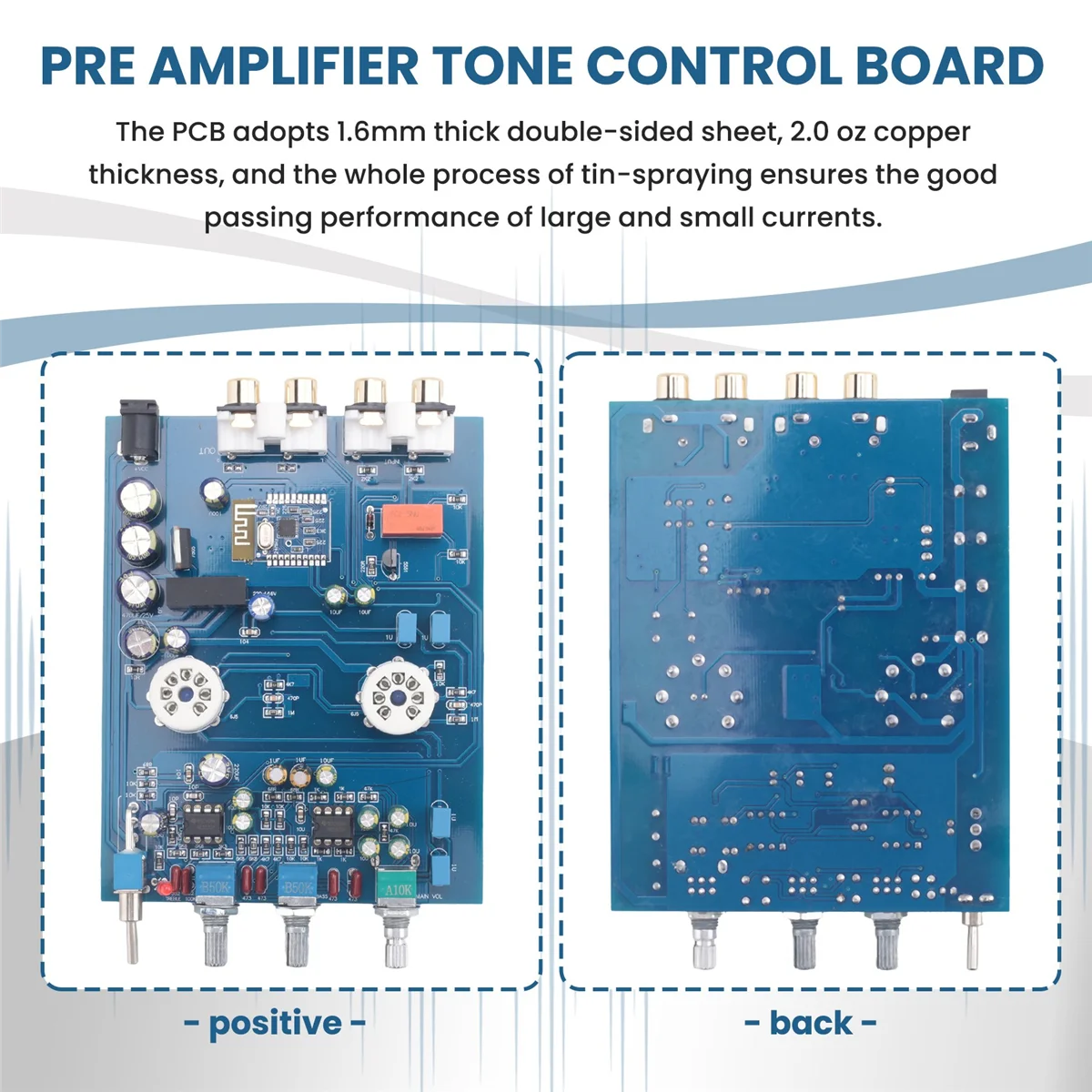 Fashion Bluetooth Tube Preamplifier Fever Hifi 6J5 Bile Vacuum Tube Preamp NE5532 Pre Amplifier Tone Control Board