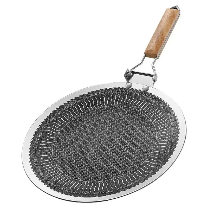 ABUP-Non-Stick Outdoor BBQ Grill Pan Frying Pan 316 Stainless Steel Skillet For Steak Pancake Cooking Camping Tools