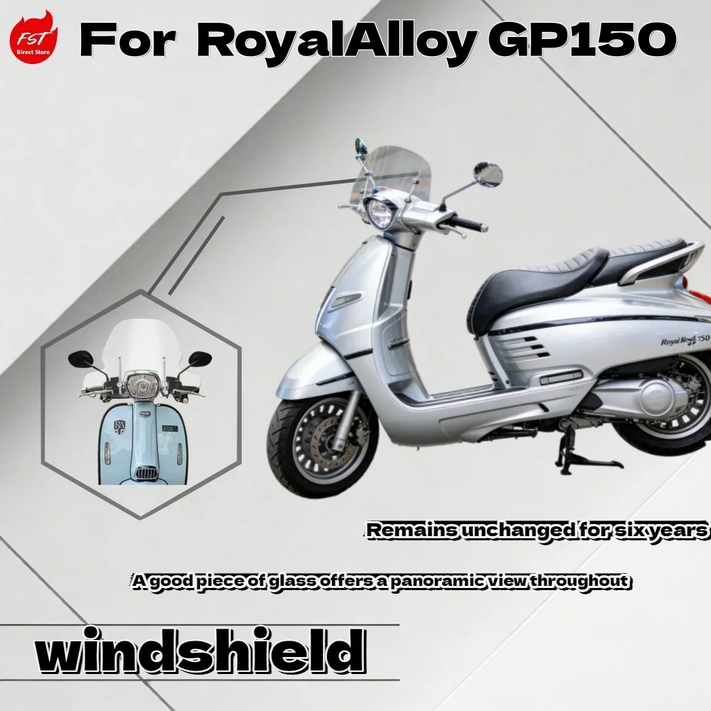

For Royal Alloy GP1250 Modified Heightened Windshield Front Wind Deflector