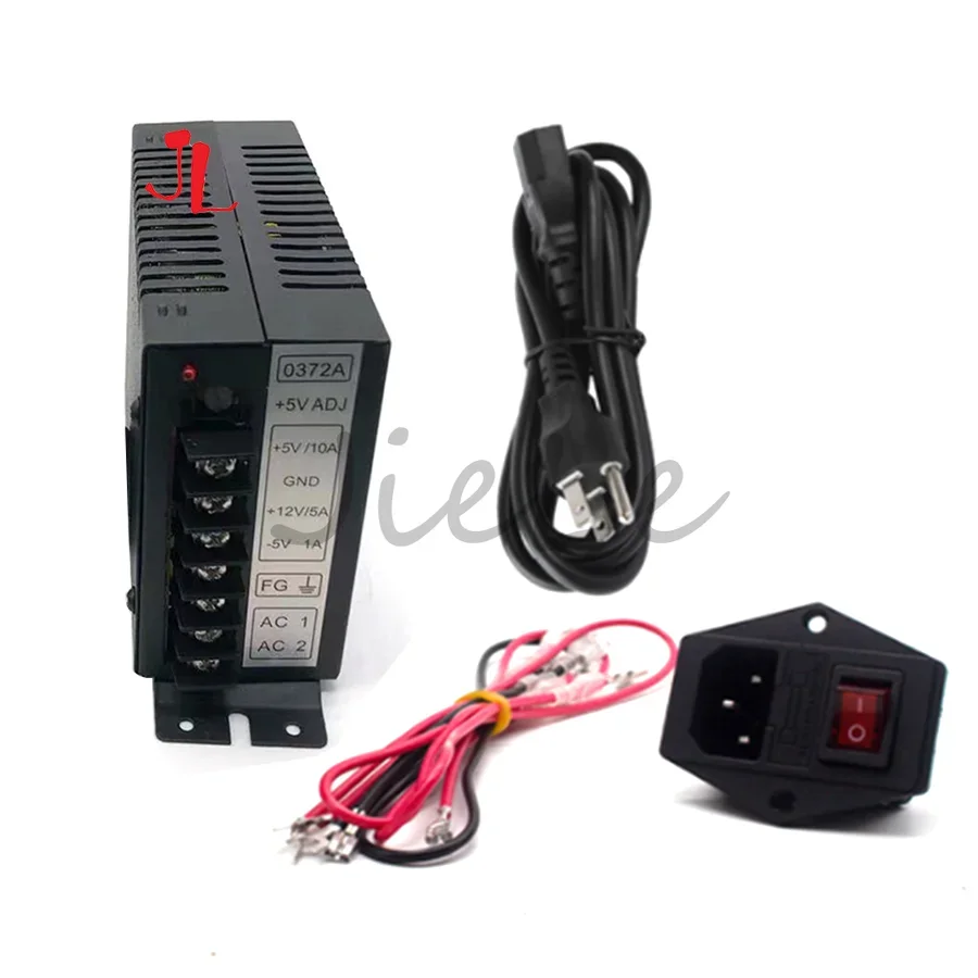 

2 SETS Arcade Jamma Parts 5V 16A 12V 4A Power Supply Switching Power Set Video Game Machine Accessories ON/OFF Switch Button