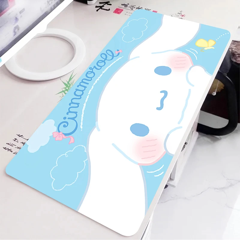 Alas Mouse Cinnamoroll Komputer Laptop Anime Keyboard Alas Mouse Besar Alas Mousepad Keyboard Gamer Dekorasi Alas Meja