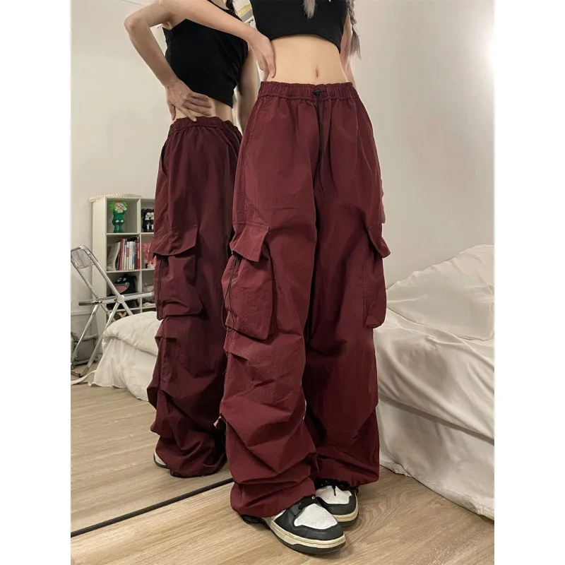 

Sweatpants women's spring and autumn new banana pants hiphop jazz dance casual loose wide-leg tooling pants tide