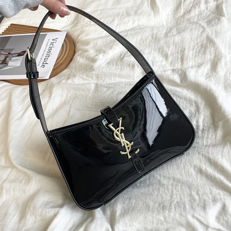 حقيبة تحت الإبط مستوحاة من المصمم للنساء 2025 محفظة كتف أنيقة متعددة الجيوب حقيبة كروس عصرية جمالية #4