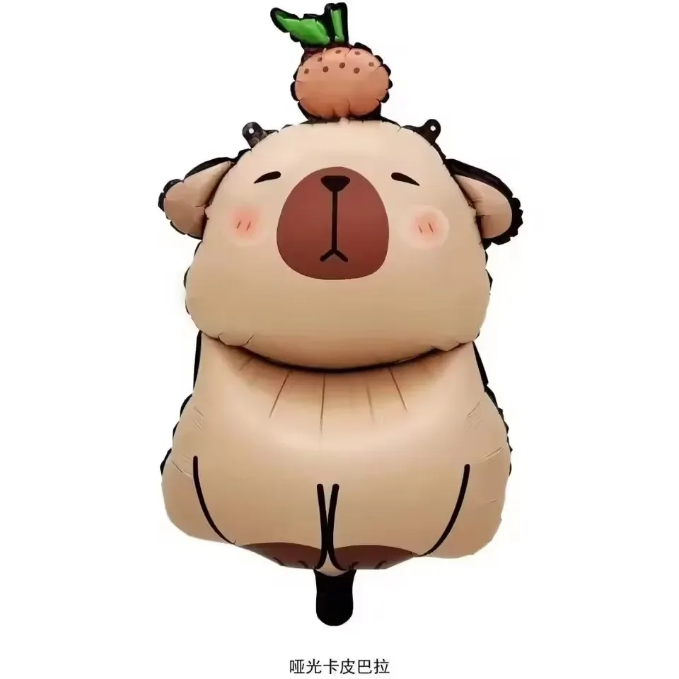 Nieuwe Leuke Capybara Verjaardagsfeestje Decoraties Kapibala Ballonnen Servies Set Papieren Borden Kopjes Banner voor Baby Douche Kids Geschenken