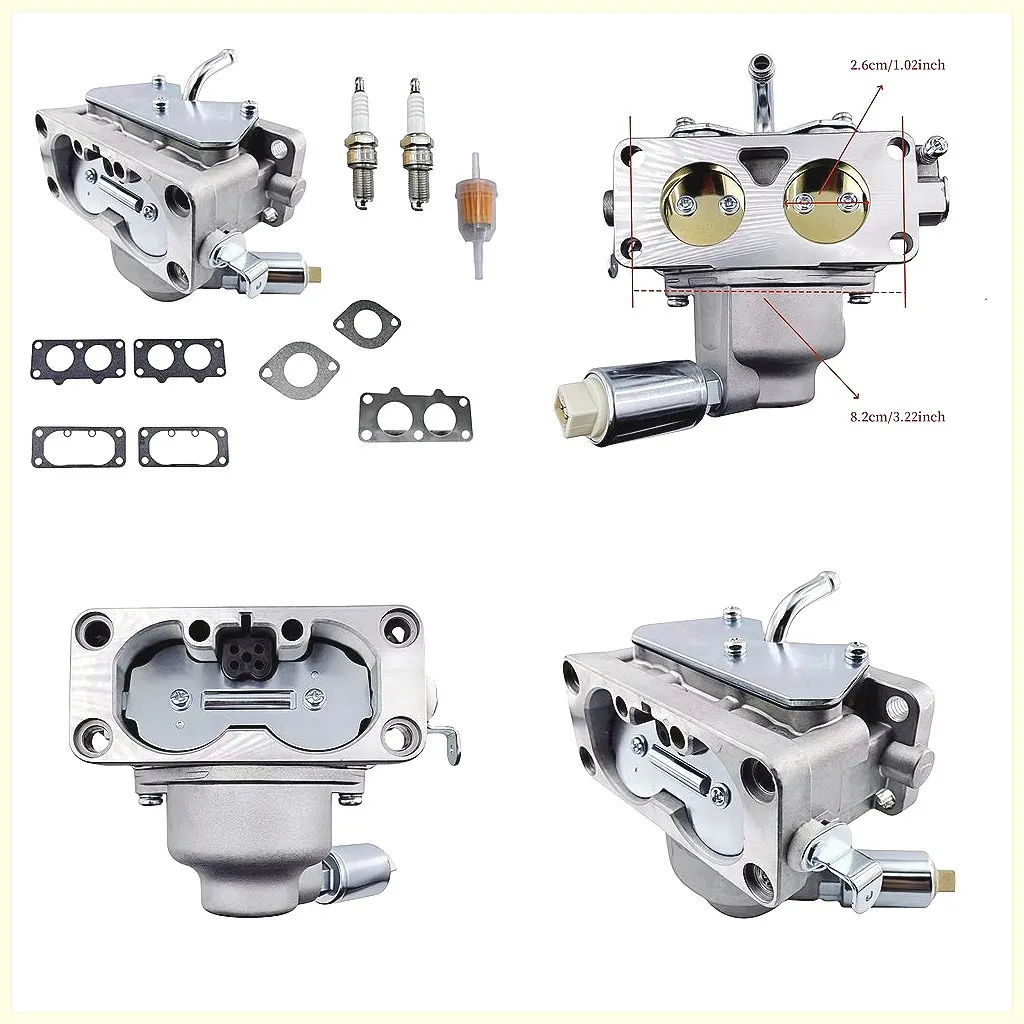 791230 Carburetor with Gasket Kit for 20-25HP V-Twin Engines, Replaces 799230 699709