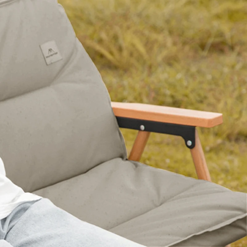 Padded Quilt Camping Chair Cushion for Outdoor Folding Garden Camping Seat Mat With Fasten Strap Chair Cushion New