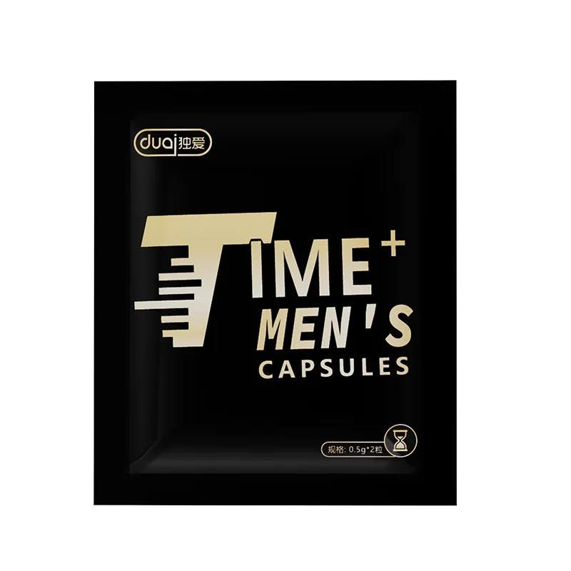 Men's Topical Delay Capsules 0.5g x 2, External Use Intimate Care, Pre-Intimacy Massage Application