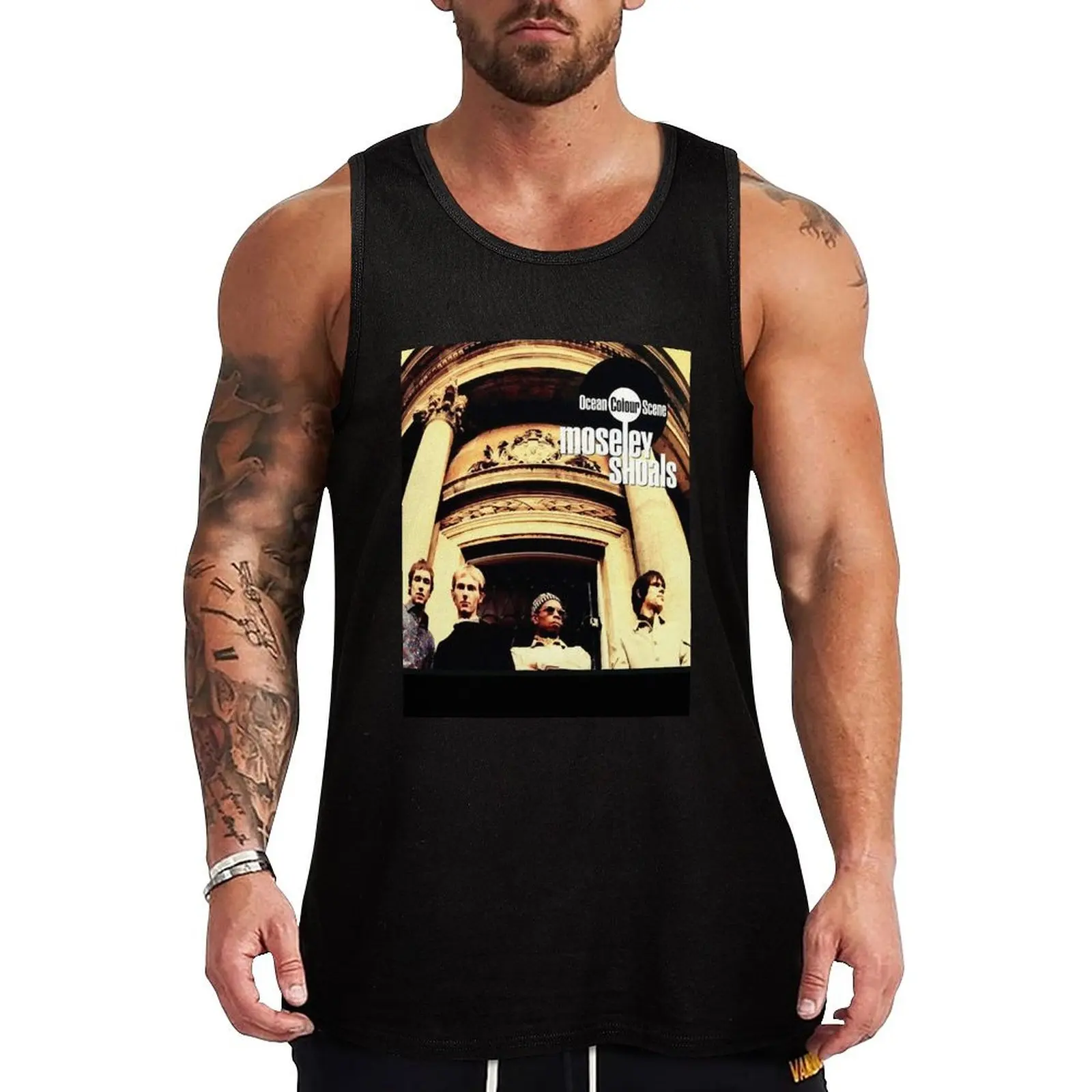 Ocean Colour Scene Classic Tank Top Athletic Muscle Tank Top Workout Sleeveless Training