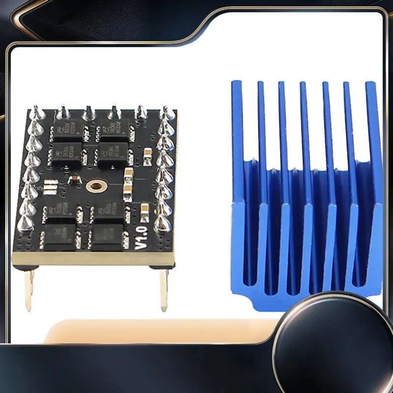 

1 Set Step Stick SPI Stepper Motor Driver Silent 60V Motor Driver High Power 3D Printer Parts-N34R
