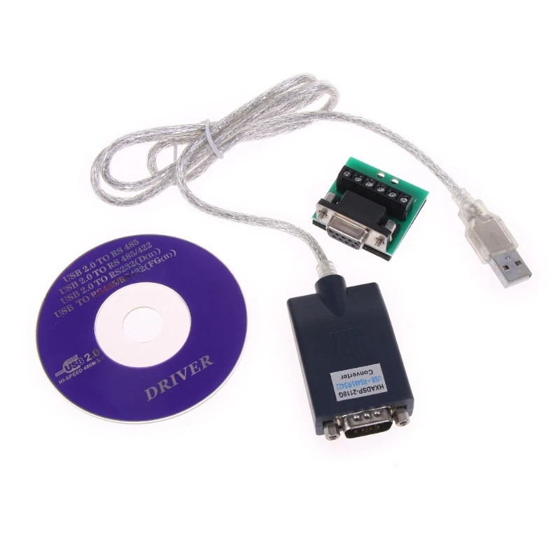 USB2.0 to RS-485 RS-422 DB9 Pin Female COM Serial Port Chip PL2303 Isolated USB to a RS485 RS422 Adapter Converter image 2