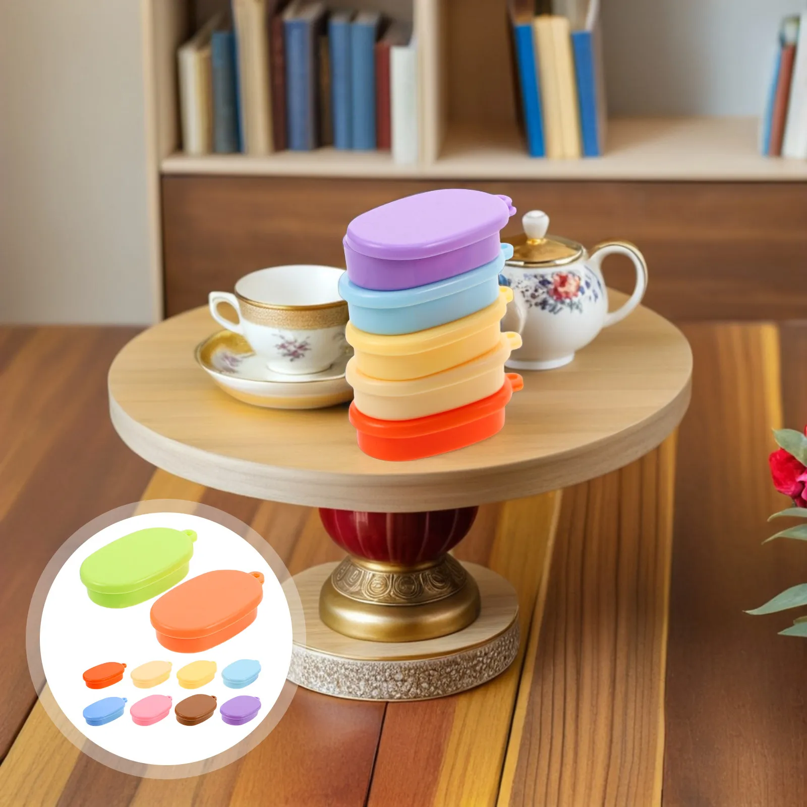 

10Pcs Miniature Lunch Box Realistic Handmade Small Food Organizer for Dollhouse Kitchen and Dining Decor Miniature Toy Lunch Box