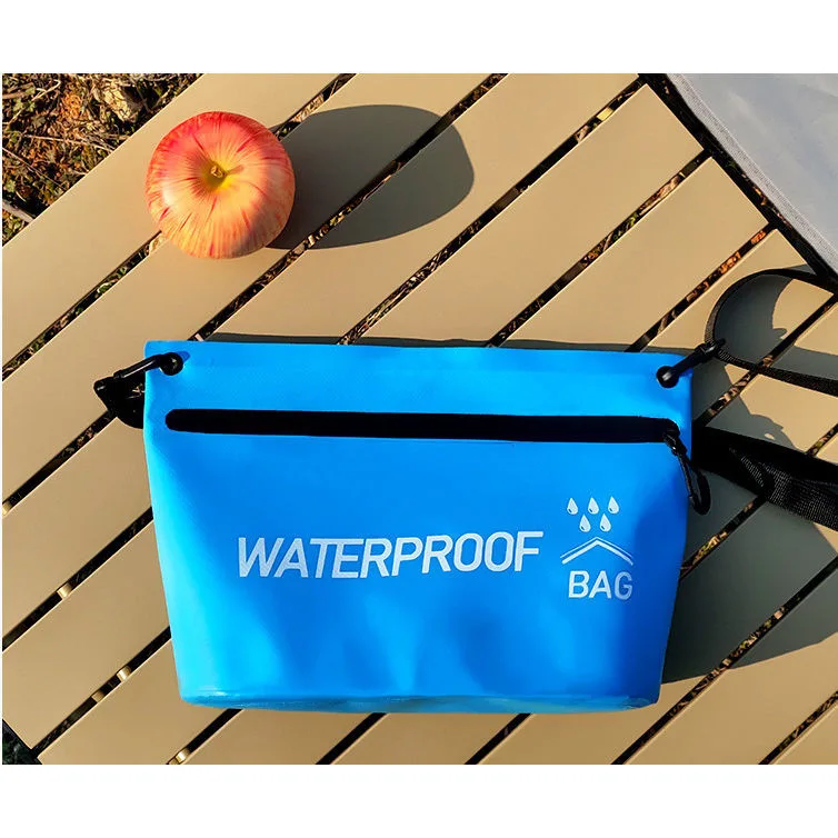 

Легкая портативная водонепроницаемая сумка через плечо на молнии - унисекс для путешествий на открытом воздухе, плавания, косметичка для туалетных принадлежностей