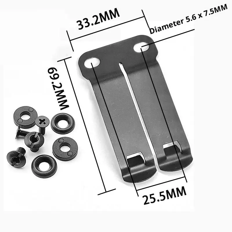 Unique K Sheath Clip Accessories; Stylish Belt Clip; Secure-Carry Scabbard Pocket Clips view 6