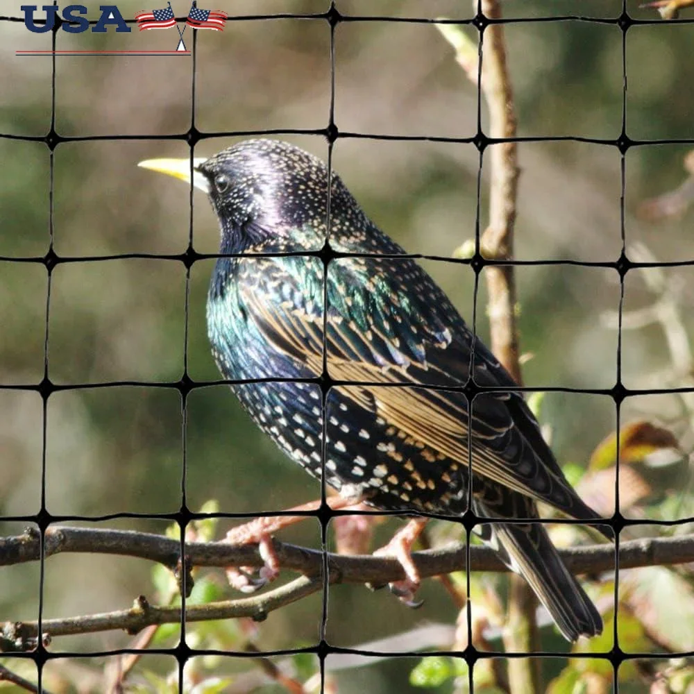 

Standard Bird Netting Mesh Garden Protection Lightweight Durable UV-Stabilized Placing Gardens Patios Vents Gutters Bird