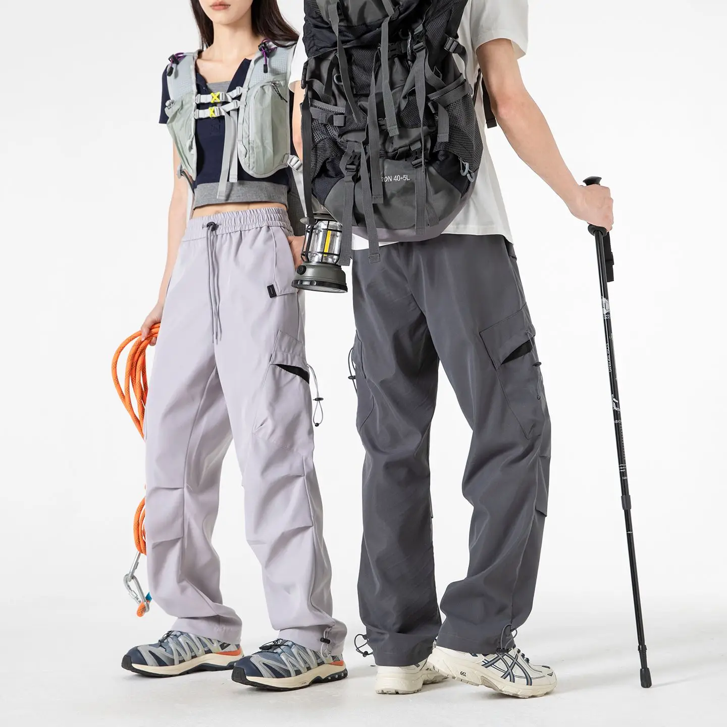 الرجال مستقيم الساق السراويل الخريف البضائع السراويل فضفاضة السراويل سترة رياضية السراويل 6 ألوان جيب بانت