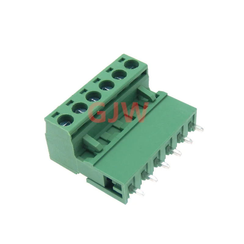 10 Pairs Pitch 5.08mm Terminal Block Connector KF2EDG 5.08 6 Pin PCB Screw Connector Block Socket PCB Screw