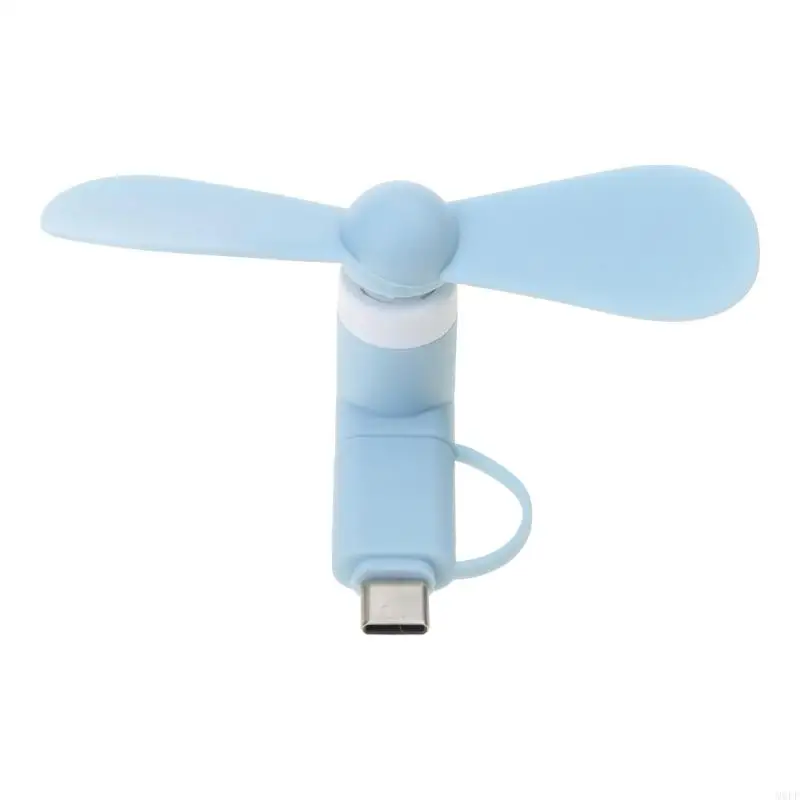 Molf Mini милый USB Fan Cooler Type C съемный Гаджеты низкая мощность для мобильного телефона PowerBank PC Ноутбук