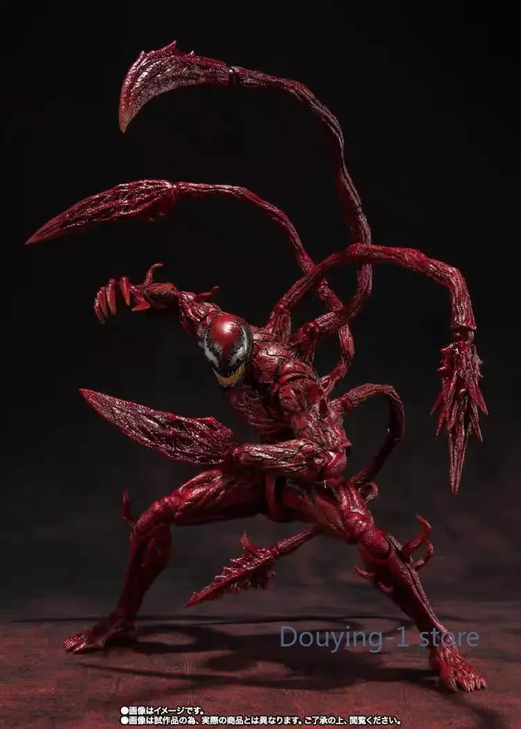 Bandai Marvel Universe Anime figura SHF VENOM el masacre comienzo figura de acción juguete para regalo modelo coleccionable