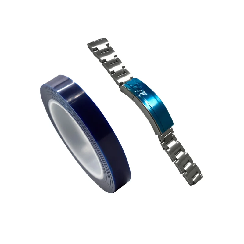 Blue Scratch Resistant Protective Film for Watch Strap Butterfly Buckle Jewelry Hardware Necklace - Durable Film Protection