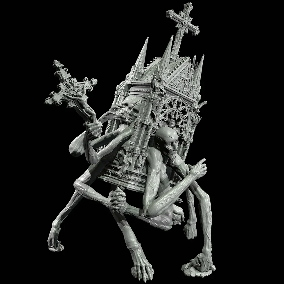 The height of man 38mm 50mm 75mm Resin model kits figure colorless and self-assembled 3D Printing  TD-6783/3D