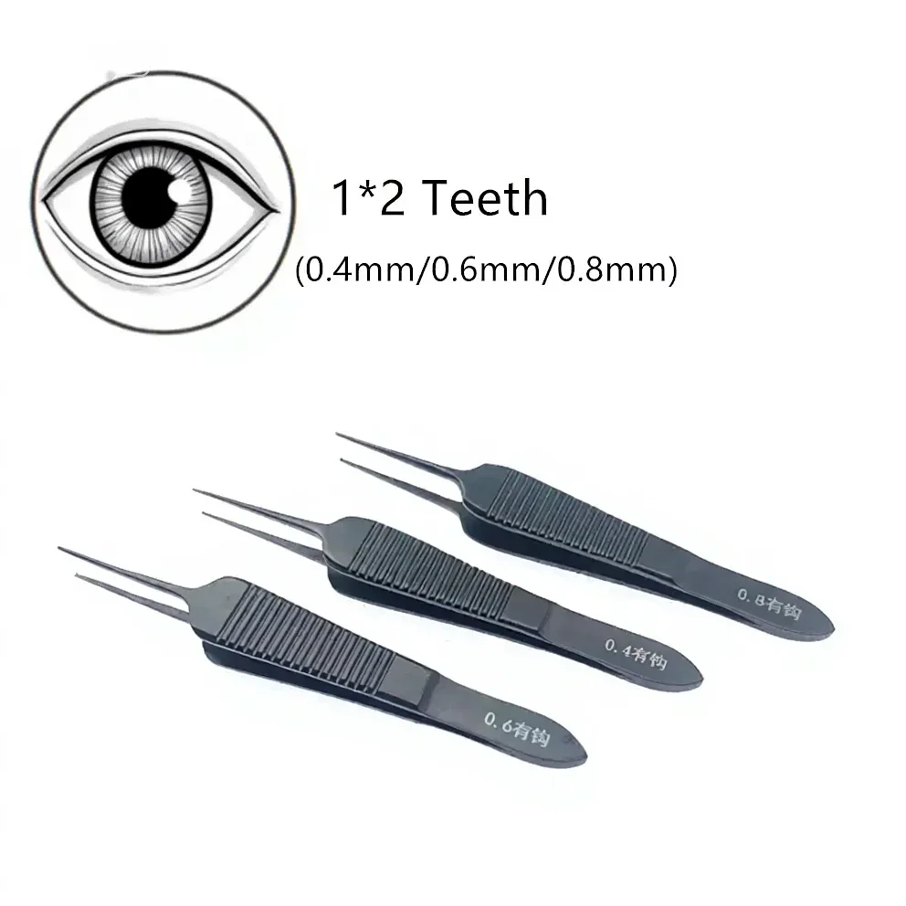 pinca-oftalmica-de-aco-inoxidavel-preto-para-tecidos-dentarios-instrumentos-cirurgicos-oftalmicos