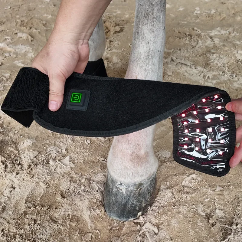 

New Product Flexible Built-in Battery 660nm 850nm Pain Relief Red Light Therapy Horse Hoof Wrap Boots