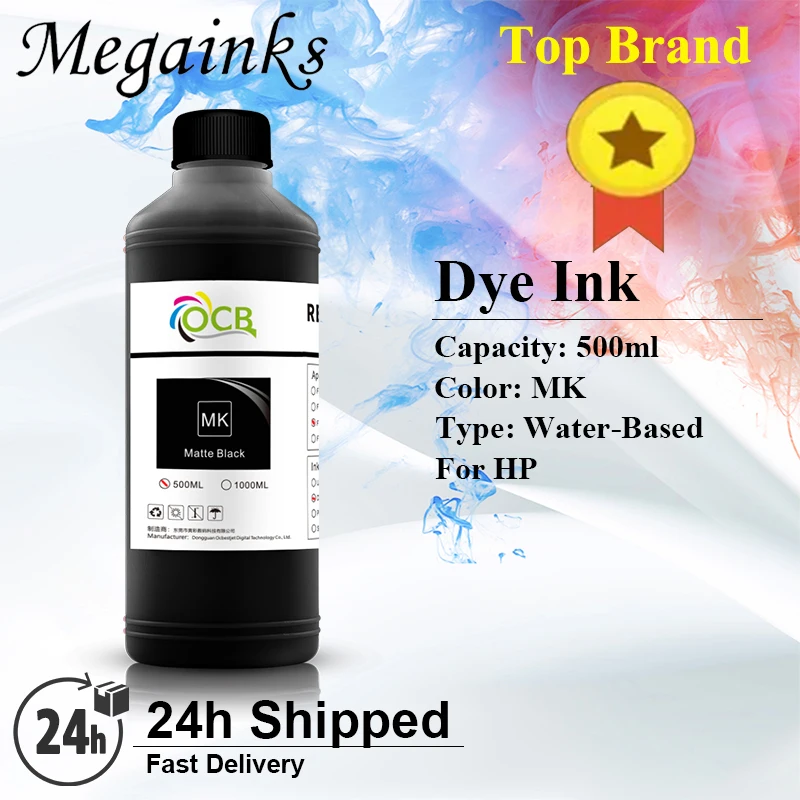 500ML 6 color Dye Ink for HP 72 727 T610 T770 T790 T1100 T1120 T1200 T1300 T2300 T920 T1500 T2500 T930 T1530 T2530 Printer