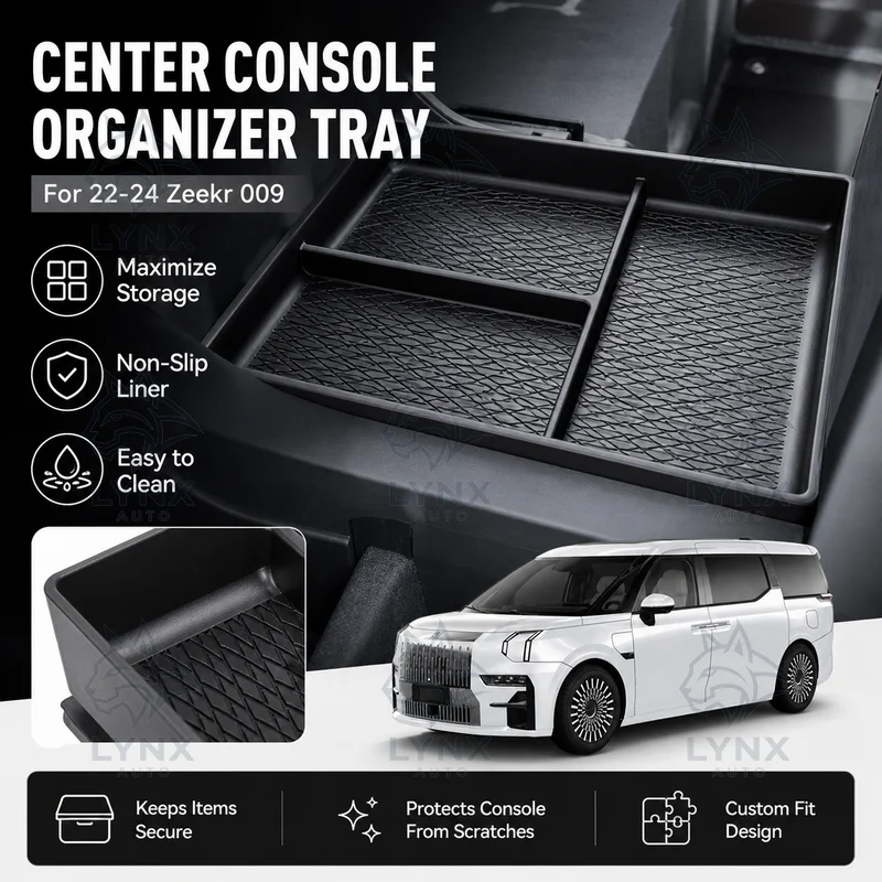 For Zhiji LS6 2023-2025 Center Console Lower Storage Box Car Storage Box Interior Accessories Modification Parts
