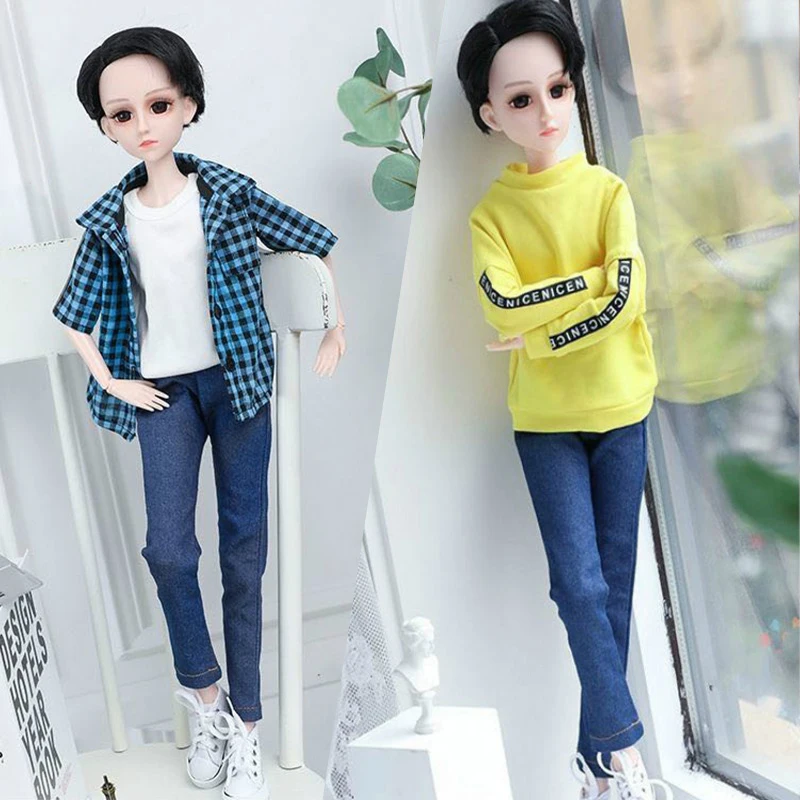 

60cm Fahion Handsome Male Bjd Doll Clothes Suit Dress Up Doll Clothes No Doll