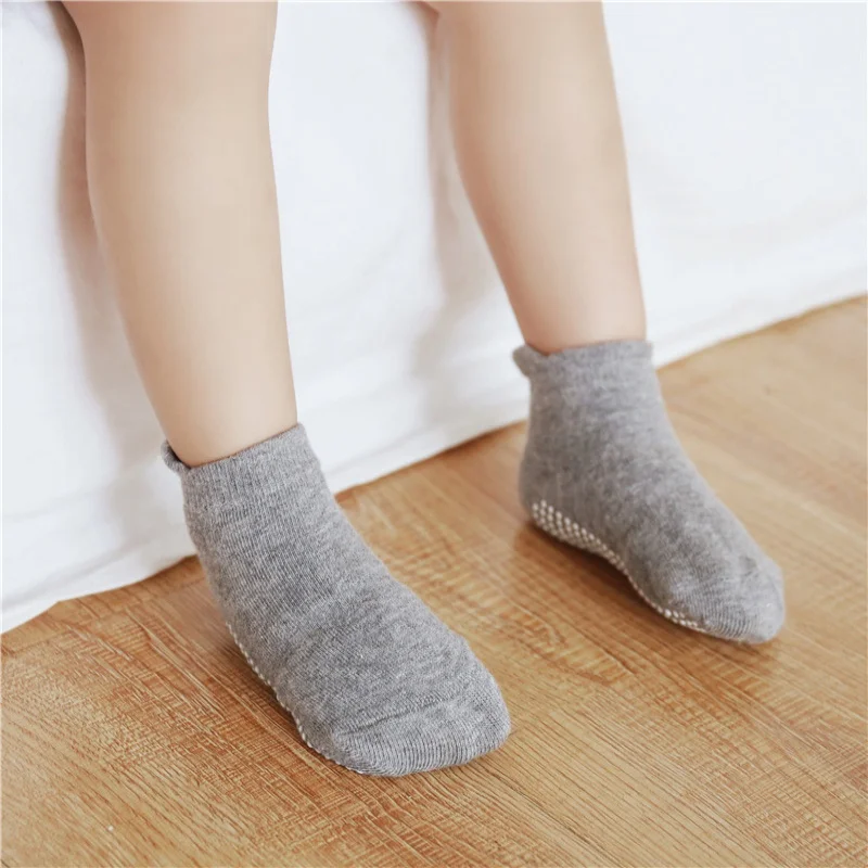 6 Pairs Baby Floor Socks Toddler Girls Boys Ankle Socks Non Slip Socks For Infant Kids 0-5Y