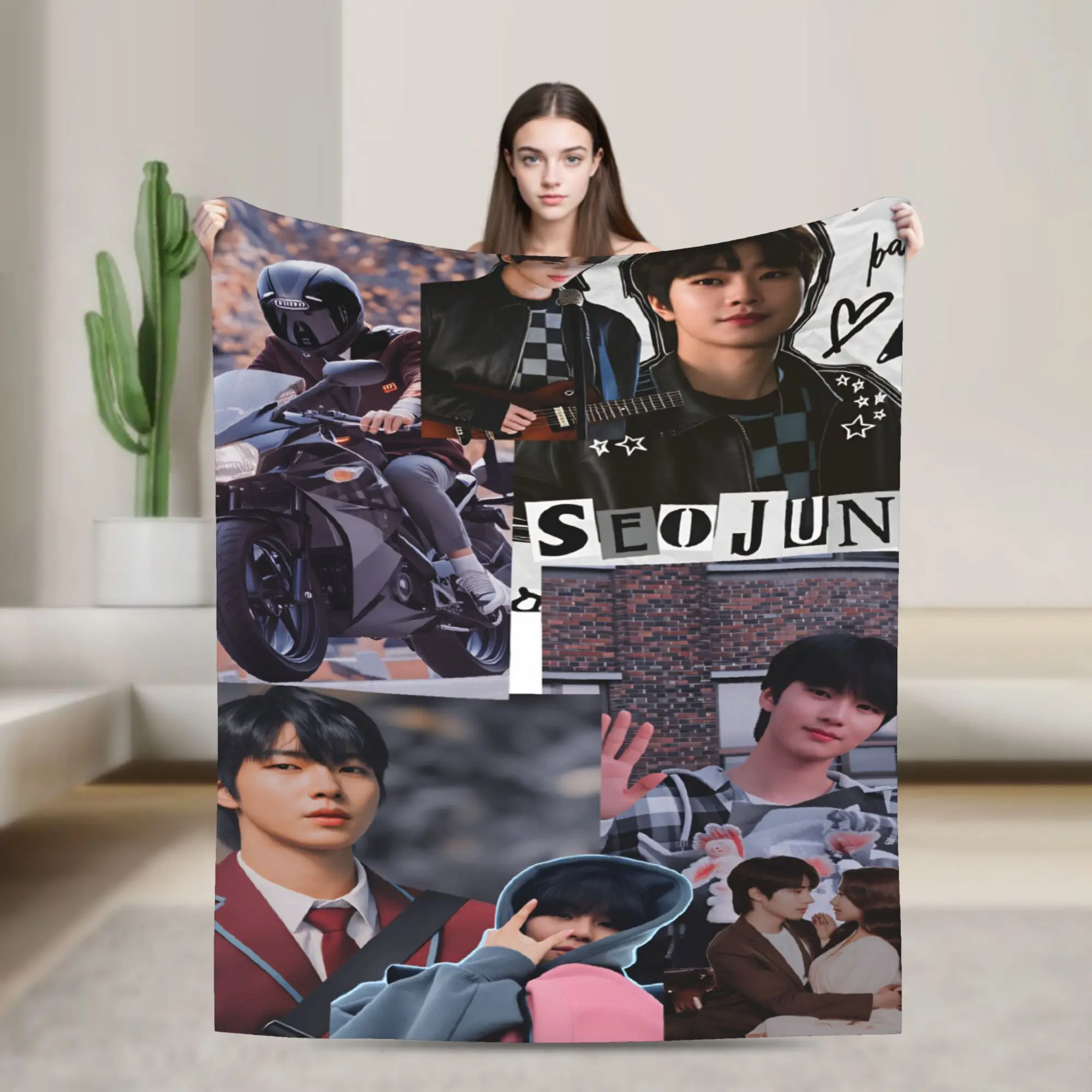 Soft Warm BlanketsStudents Travel True Beauty  Throw Blanket Cha EunWoos  Flannel Bedspread For Bedroom Graphic Sofa Bed Cover