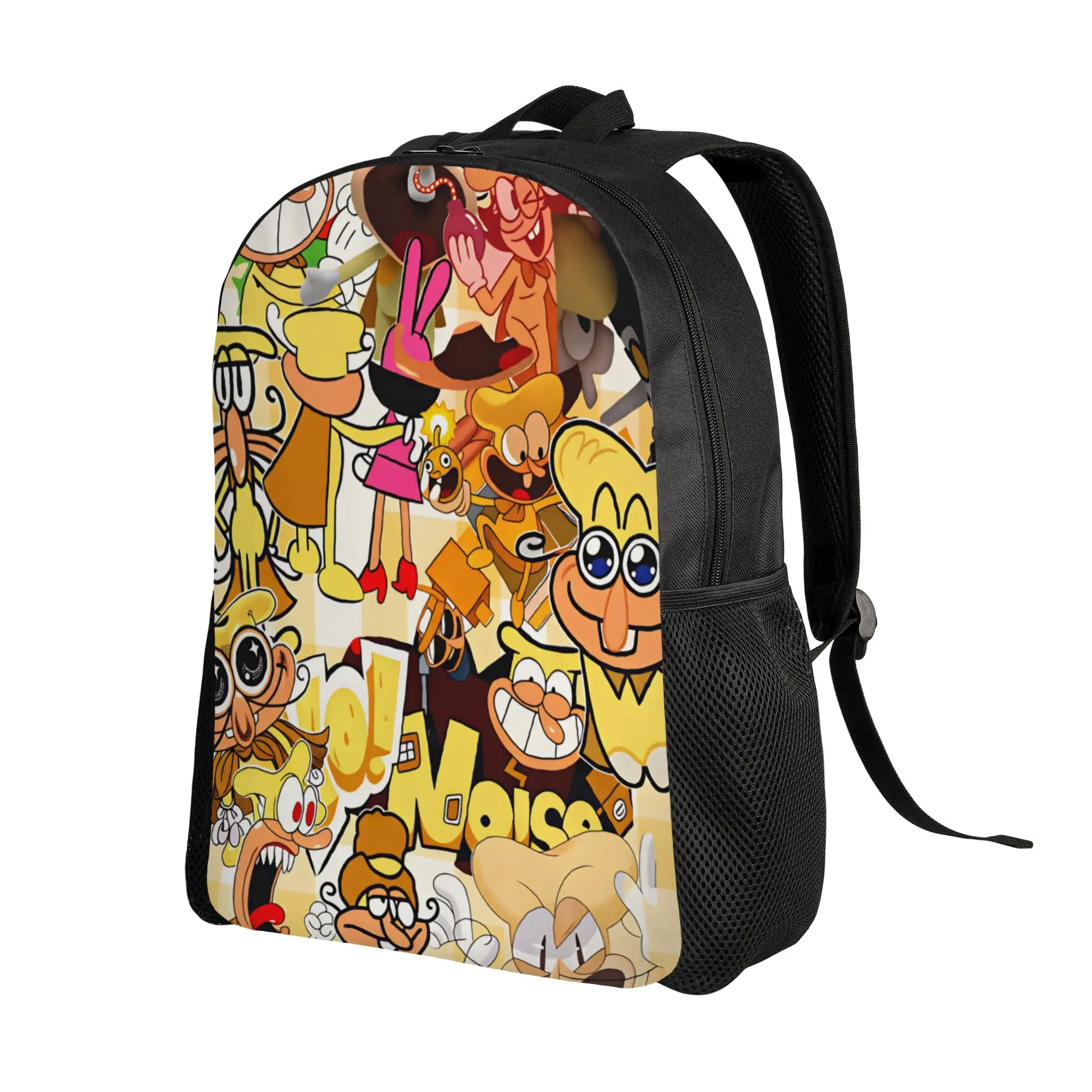Pizza Towers Game  Backpack  Pretty Backpacks Men Outdoor Soft School Bags Design Rucksack