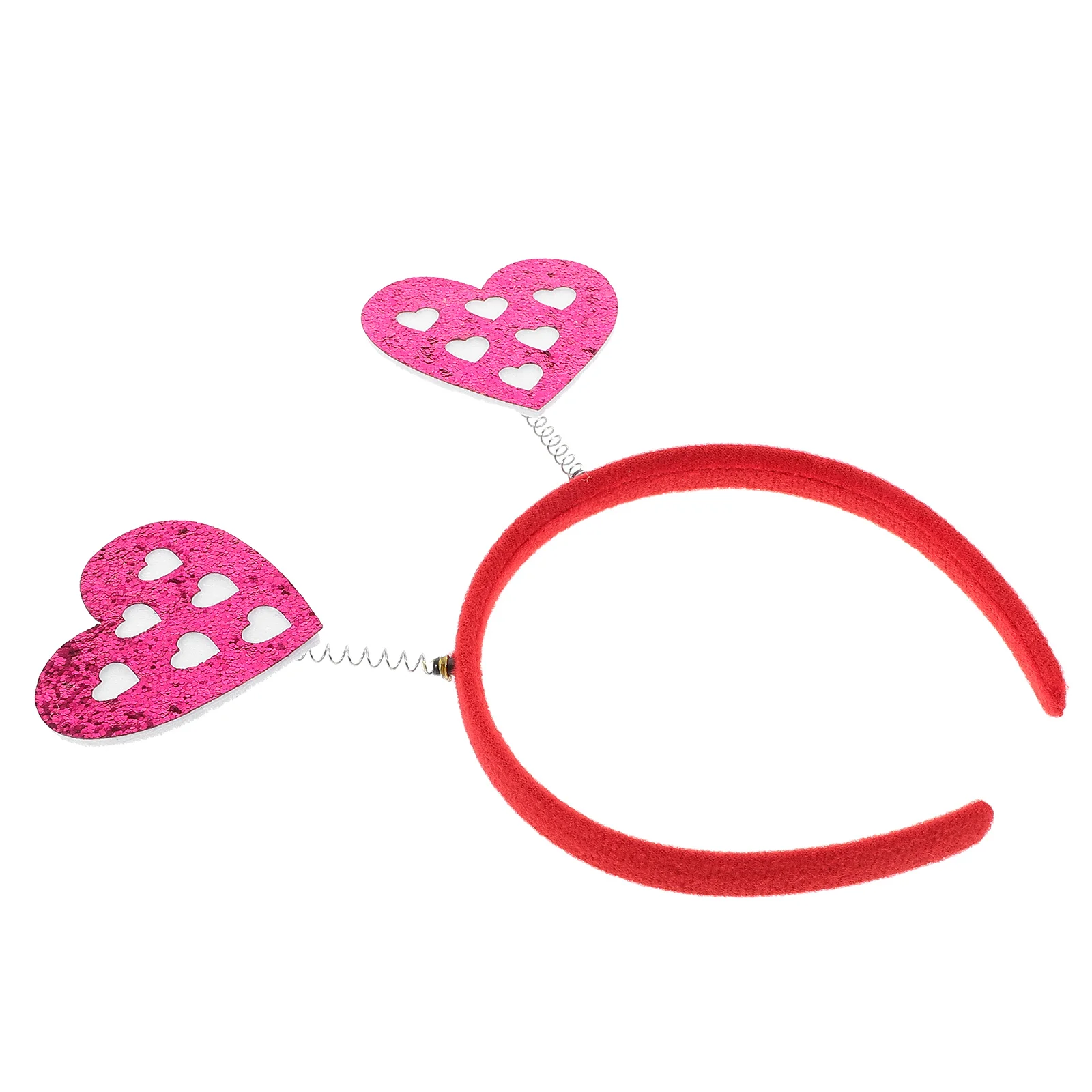 

Valentines Day Heart Headband Red Felt Love Accessories Women Party Wedding Decorations Valentine Costumes Hair Bands
